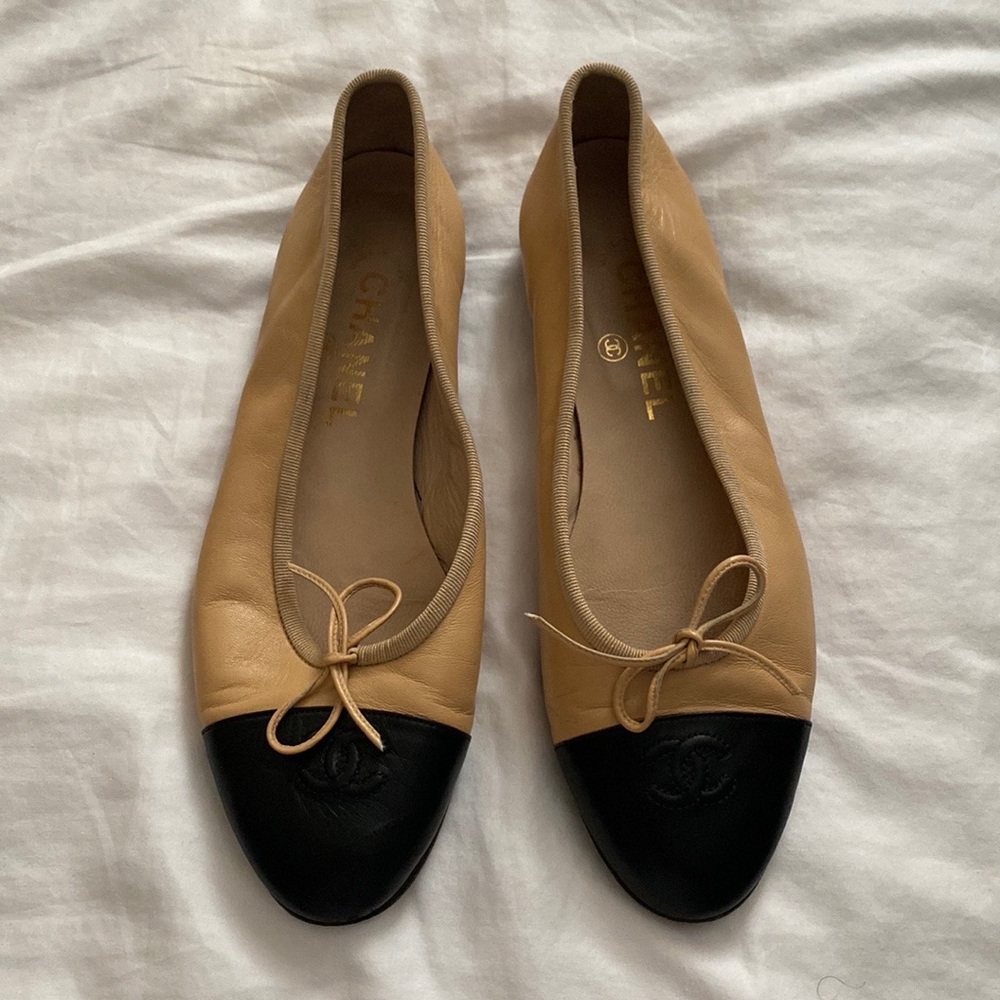 Vintage Chanel Ballet Flats 39